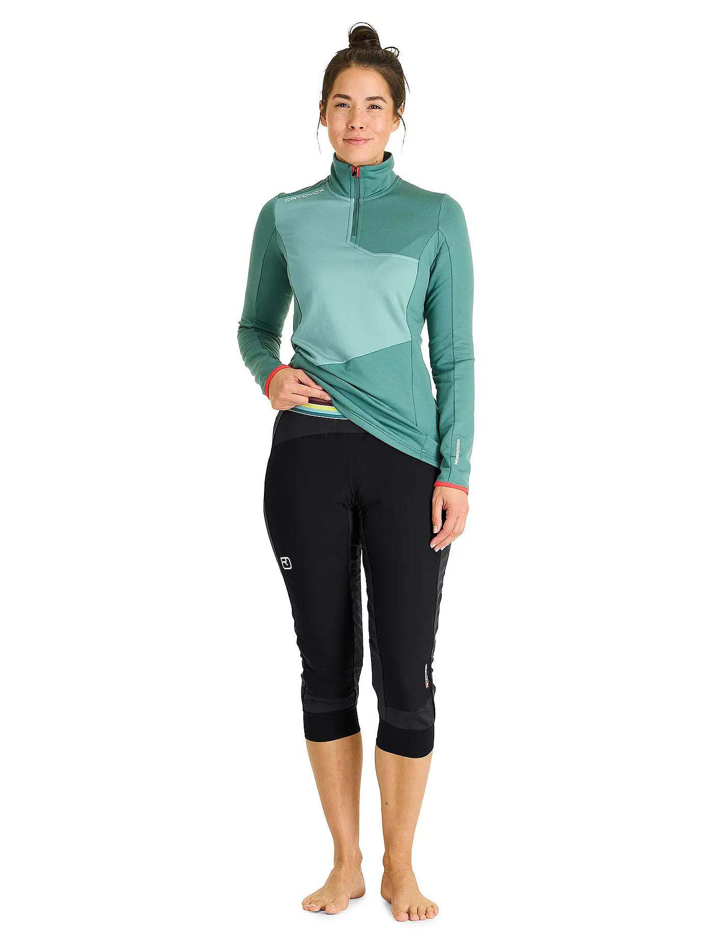 ORTOVOX | Damen Unterzieh Hybridhose SW 3/4 | 